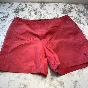 Retro Ralph Lauren Polo Sport Coral Swim Trunks Size XXL